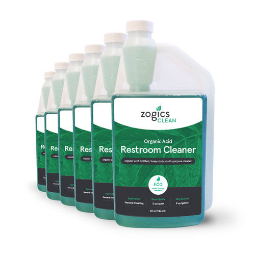 Zogics Organic Acid Restroom Cleaner (32 oz Bottle)