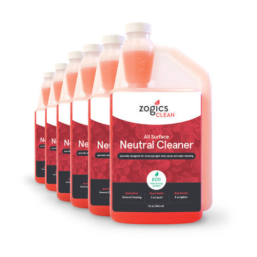 Zogics All Surface Neutral Cleaner (Case of 6)