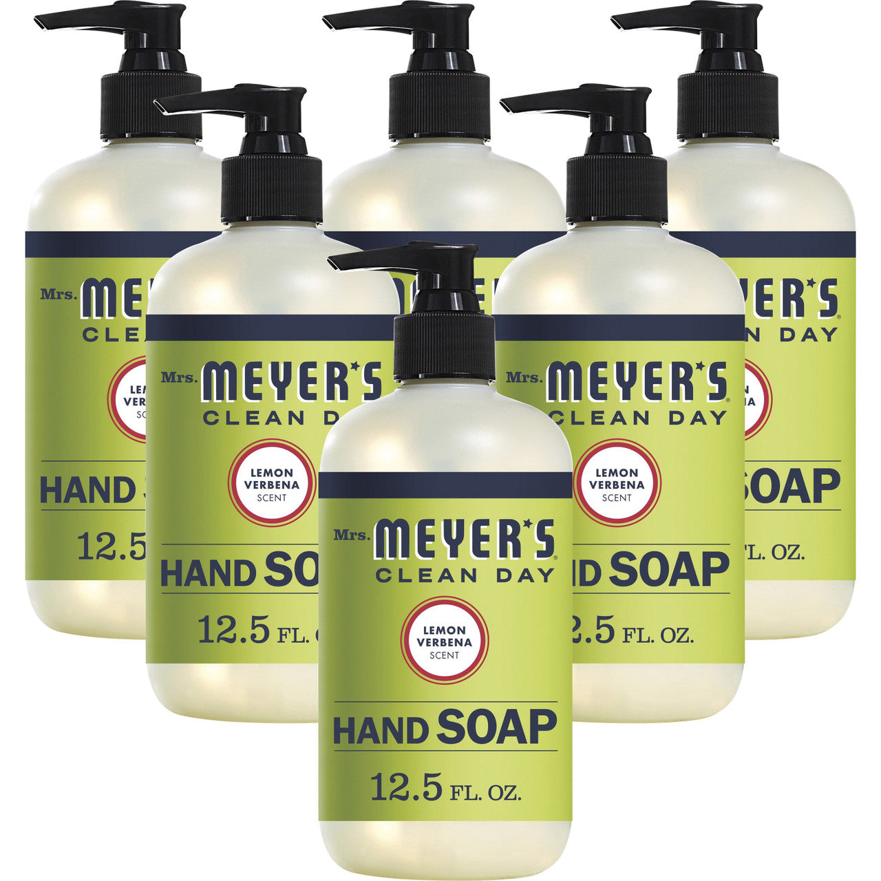 Clean Day Liquid Hand Soap, Case of 6 | Mrs. Meyers (LEMON)