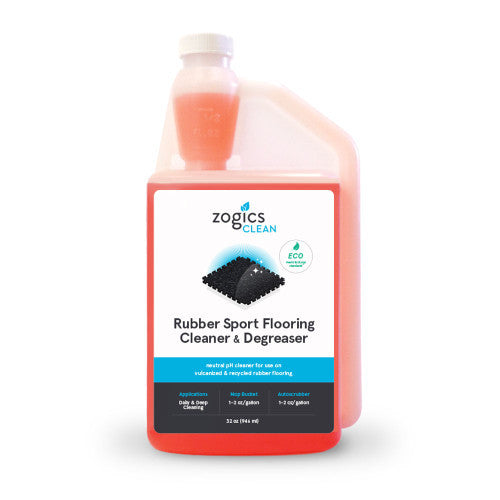 Zogics Rubber Flooring Cleaner for Gyms (32 oz)